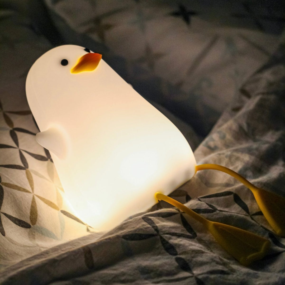 Lampe de Chevet Canard en Silicone - petites-veilleuses - -