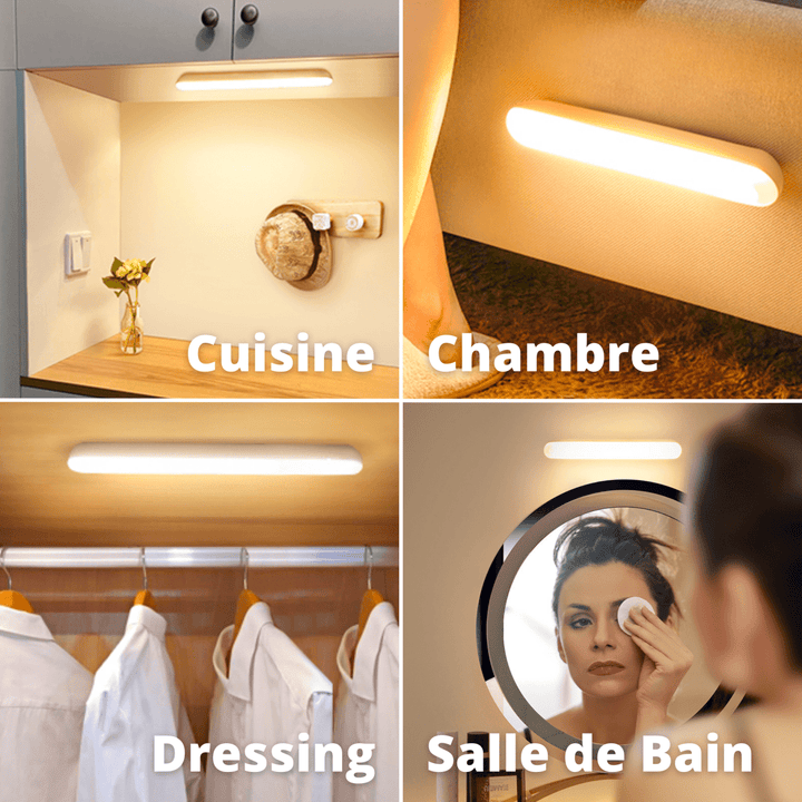 Lumière LED Détecteur de Mouvement pour Lit | LEDA™ - petites-veilleuses - 1 Pièce Jaune